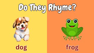 DO THESE WORDS RHYME LEARN MORE VOCABULARIES AND RHYMING WORDS FOR KIDS [upl. by Minier]