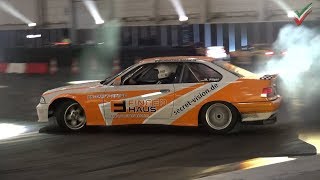 DRIFTEN EMS 2018  3erBMW e36 driftet in Essen Motorsport Arena DRIFTS Essen Motor Show 2018 [upl. by Belldame156]