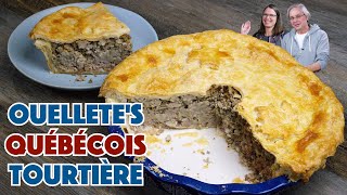 Québécois Tourtière  Mémère Ouellettes Recipe  Christmas Meat Pie Recipe [upl. by Rosetta]