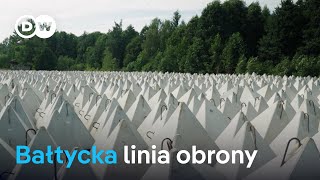 Łotwa Kraje bałtyckie wzmacniają granice z Rosją [upl. by Hgielhsa]