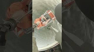 A Coast Guard Clearwater MH60T Jayhawk aircrew rescue sailor near Gulfport [upl. by Lanuk]