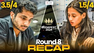 SweetBitter Day for India  Round 8 of Chess Olympiad 2024  Ambit Recap of the Day [upl. by Hairabez491]