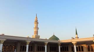 Top view of Masjid e Nabawi ﷺ  Beautiful Mosque of Prophet Muhammad ﷺ  The Green Dome 💚  Madinah [upl. by Larissa473]