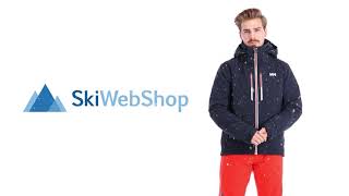 Helly Hansen Alpha lifaloft ski jacket men navy blue [upl. by Lordan]