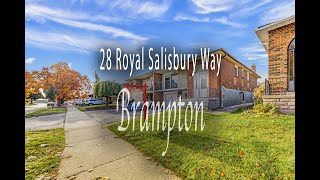 28 Royal Salisbury Way Brampton ON Canada  Beant Rajpal [upl. by Ilram85]