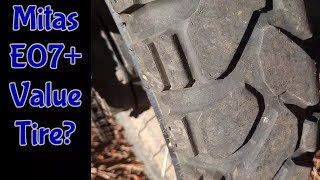 Mitas E07 Rear Tire Review Is this a value tire [upl. by Aeneas948]