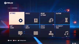 FIFA 23  Official Menu Face Updates amp Gameplay Features [upl. by Alliuqat987]