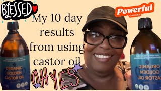 My 10 days of using castor oil my miracle in a bottle little goes a long way ￼ [upl. by Eadrahc11]