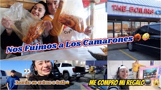 NOS VAMOS A COMER 🍽️ CAMARONES 🍤 EN FAMILIA 🙌😘🥂CONVIVIENDO JUNTOS 🤭 ME COMPRA MI REGALO 📺😱 [upl. by Jc833]