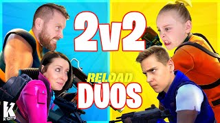 Parents vs Kids Fortnite RELOAD Duos [upl. by Cooper]