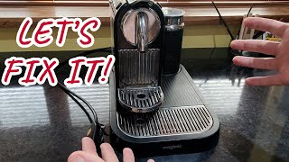 Nespresso Magimix M190 Coffee Machine Leak Fix Repair Disassembly [upl. by Goddord]