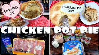 EASY HOMEMADE CHICKEN POT PIE [upl. by Lenoil559]