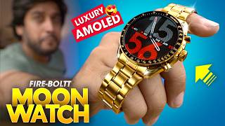 A LUXURY AMOLED Smartwatch Under ₹3000 ⚡️ FireBoltt MOONWATCH Review [upl. by Yrogerg]