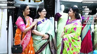 Latest Celebrity Saree Shopping  Episode51807  Vigneshwara Silks [upl. by Refannej]