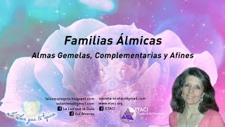 FAMILIAS ALMICAS ALMAS AFINES GEMELAS COMPLEMENTARIAS Y GEMELAS [upl. by Atnas]