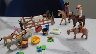 Gentle Stables Playmobil Horse Farm Tapping ASMR horse asmr Playmobil makeitviral pretendplay [upl. by Mcclish]