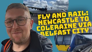 CAN YOU DO NORTHERN IRELAND BY PUBLIC TRANSPORT Belfast City Airport FLY amp RAIL 🚆✈️ [upl. by Ahsead]