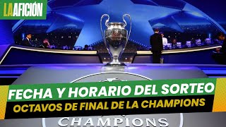 ¿Cuándo es el sorteo de los octavos de final de la Champions League 2023 [upl. by Gregg]