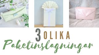 3 ENKLA och FINA paketinslagningar [upl. by Aniloj]