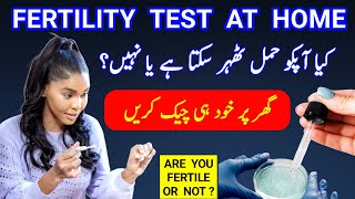 How To Check Your Fertility Female Fertility Tips Pregnancy Symptoms Trying To Conceive [upl. by Nosydam]