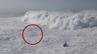 Monsterwellen vor Nazaré Surfer in Not  DER SPIEGEL [upl. by Allenad279]