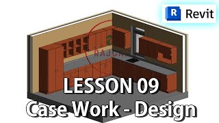 Autodesk Revit Architecture Tutorial  Lesson 09  Casework [upl. by Drofla]