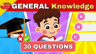 How Smart Are You  🤓 30 General Knowledge HARD  Trivia Quiz Questions 🧠✅ [upl. by Leveridge]