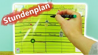 DIY Inspiration Challenge 135  wiederverwendbaren Stundenplan selber machen  Kathis Challenge [upl. by Bathsheeb52]