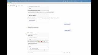 MS Teams  Maextro Bot Demonstration Create a Request [upl. by Anaiq]