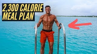 What I Eat To Get This Physique 2300 Calorie Full Day Of Eating  Rob Lipsett [upl. by Musihc]