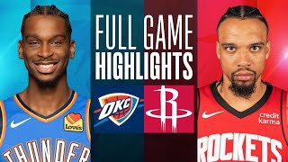 THUNDER at ROCKETS  FULL GAME HIGHLIGHTS  December 6 2023 [upl. by Shultz]