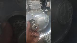 Royal Enfield oil filter fittingroyalenfield bike oil filter adjustment youtubeshorts video [upl. by Stegman]