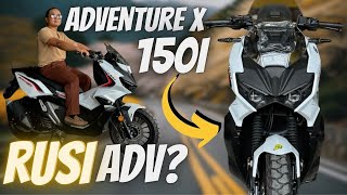 PINAKAMURANG ADVenture Scooter Nilabas na ni RUSI ADVENTUREX 150i SULIT BA RusiAdventureX150i [upl. by Llerahs]