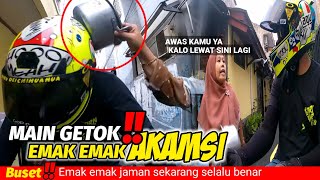 GW DIGETOK ❗Busehh Emak2 galak main getok kepala  Esmosian tingkat akut  Motovlog indonesia [upl. by Kahler]