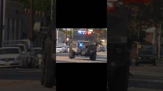 LAPD SWAT BEARCAT RESPONDING CODE 3 [upl. by Tati]