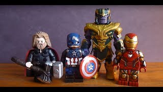 Custom Lego Avengers Endgame Minifigures Captain America Thor and Iron Man Mark 85 [upl. by Nomi]