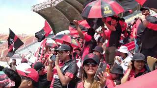 La hinchada de FBC Melgar en oriente en la Tarde Rojinegra 2023 [upl. by Neelya438]