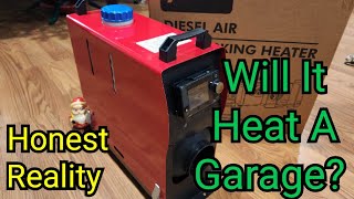 8k BTU Diesel Heater In Garage [upl. by Harhay]