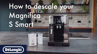 How to descale your DeLonghi Magnifica S Smart [upl. by Cavan4]