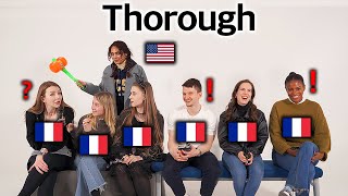 French People Try to Pronounce Difficult English Words [upl. by Nohsar2]