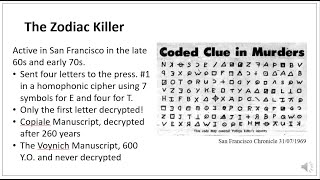 005 CRYPTOGRAPHY LECTURE 2 PART 3 PLAYFAIR AND HOMOPHONIC CIPHERS [upl. by Nuawad295]