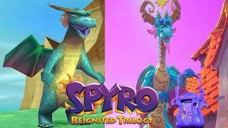 Original and Spyro Reignited Trilogy Comparisons of all 80 Dragons [upl. by Raman836]