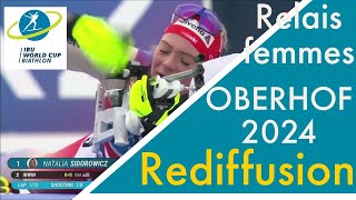 BIATHLON 20232024 RELAIS FEMMES OBERHOF [upl. by Gambrell]