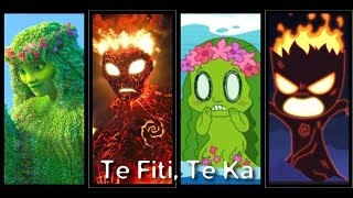 Te Fiti Evolution Moana [upl. by Sadnalor]