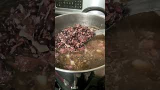 Black Bean Soup 😋😋 shortsfeedviral beans beansoup yummyfood soup [upl. by Ihcelek]