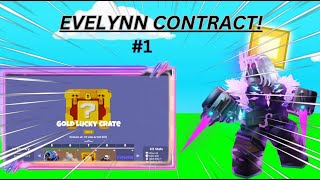 completing the Evelynn contract 1roblox bedwars [upl. by Ansell]