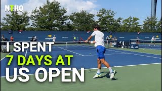 US Open a Week with a Top 70 Player BehindtheScenes Vlog [upl. by Elatnahs583]