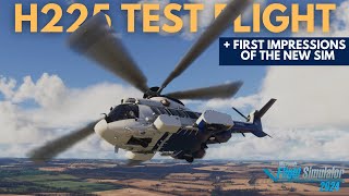 H225 Helicopter Test Flight  Microsoft Flight Simulator 2024 First Impressions at Compton Abbas 4K [upl. by Oinigih]