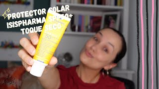 PROTECTOR SOLAR UVEBLOCK SPF50 TOQUE SECO CON COLOR DE ISISPHARMA 🌞 [upl. by Camila]