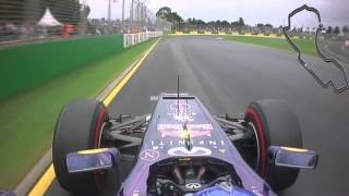 Australia 2013  Sebastian Vettel Pole Lap [upl. by Avik]